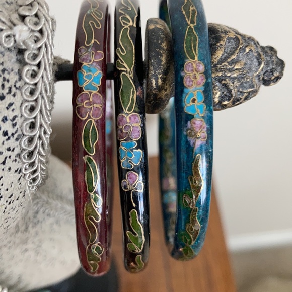 Cloisonné bracelets - Picture 4 of 6